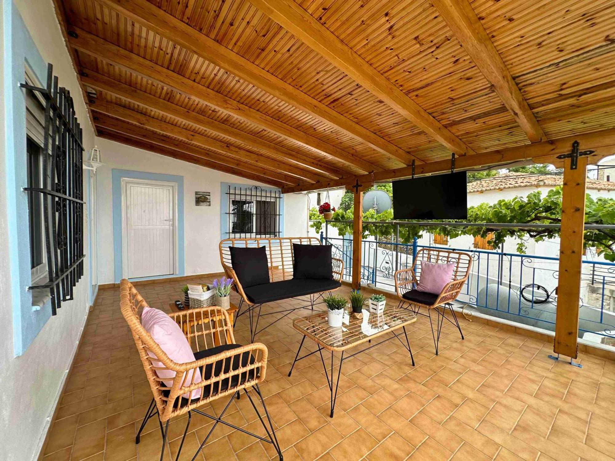 Kalderimi View House Villa Dhermi Luaran gambar